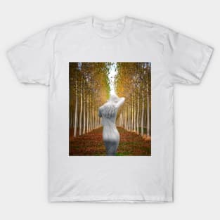 Beautiful Woman, Silver Birch Nymph. T-Shirt